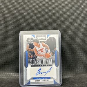 AUSAR THOMPSON 2024-25 PANINI PRIZM #SS-AUS SENSATIONAL CHOICE  AUTO