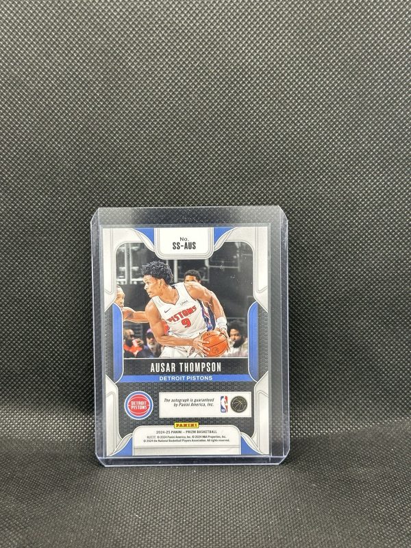 AUSAR THOMPSON 2024-25 PANINI PRIZM #SS-AUS SENSATIONAL CHOICE  AUTO - Image 2