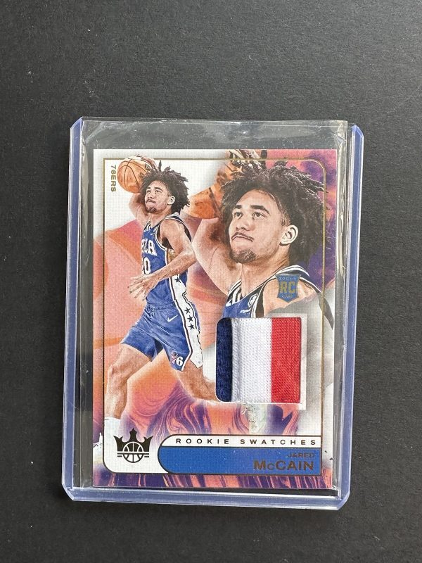 2024-25 Panini Court Kings Jared Mccain #RJS-JMC Patch Jersey RC Rookie 76ers