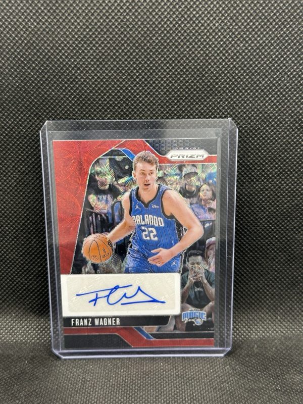 2024-25 Panini Prizm Franz Wagner Auto Choice Red