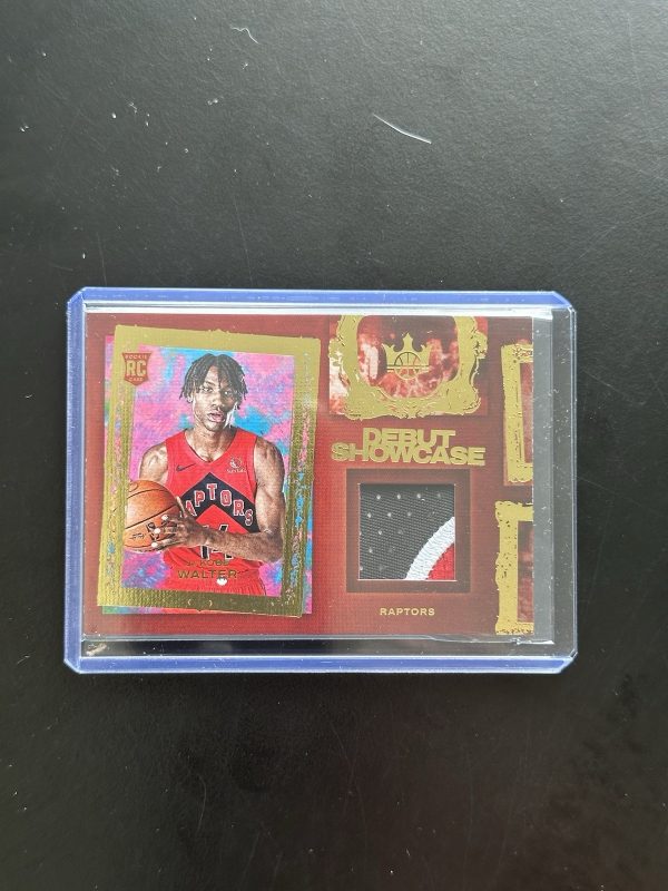 Ja'Kobe Walter 2024-25 Panini Court Kings RC Debut Showcase Patch