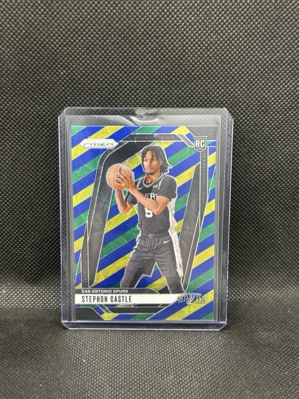 2024-25 Panini Choice Prizm - Stephon Castle #234 Blue Yellow & Green Prizm (RC)