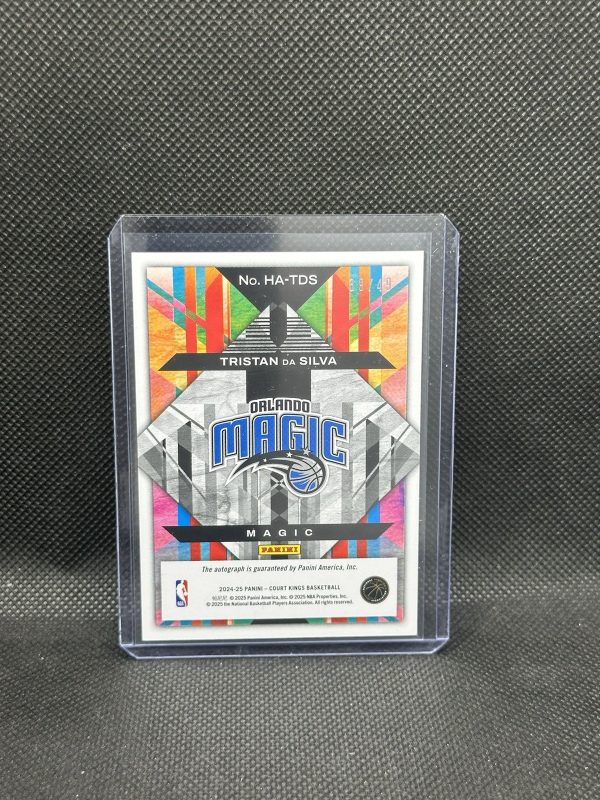 Tristan Da Silva 2024-25 Panini Court Kings /49 Auto Heir Apparent RC #HA-TDS - Image 2