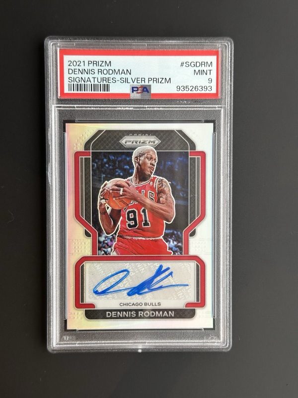 2021 Prizm Dennis Rodman #SGDRM PSA 9 Silver Auto