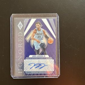 2023-24 Panini Phoenix Jaren Jackson Jr Honored Autograph Auto P71