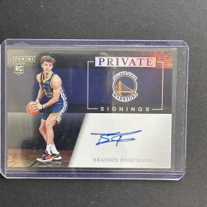 2023-24 Panini BRANDIN PODZIEMSKI Rookie Private Signings ON CARD AUTO RC SP NBA
