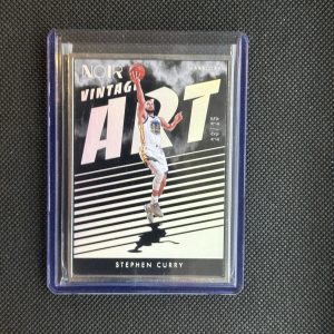 STEPHEN CURRY 2023-24 PANINI NOIR METAL FRAME VINTAGE ART #288 /25