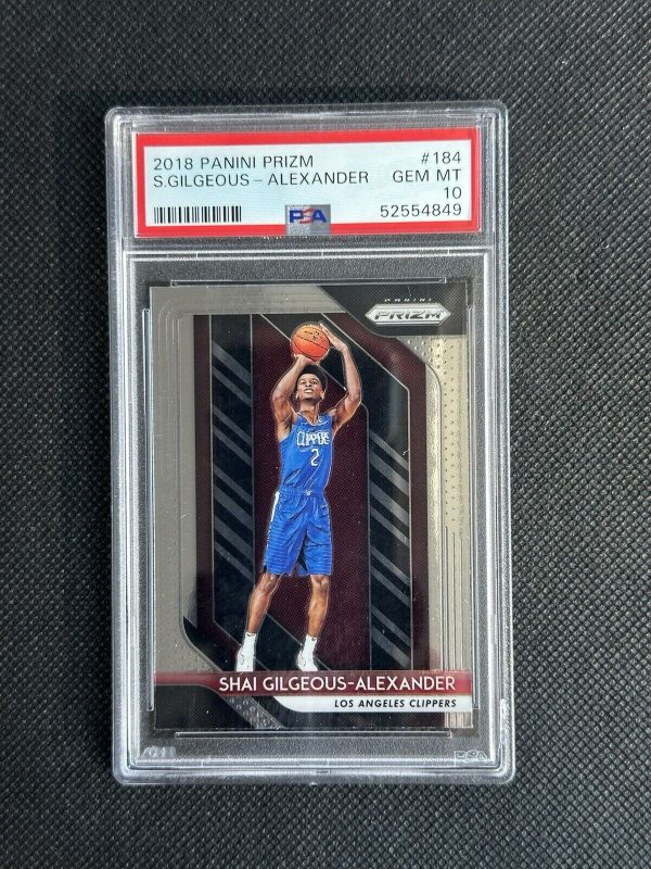 2018-19 Panini Prizm SHAI GILGEOUS-ALEXANDER RC ROOKIE PSA 10 GEM MINT