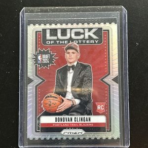 Donovan Clingan 24-25 Luck Of The Lottery prizm SILVER