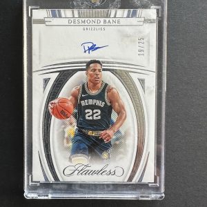 DESMOND BANE 2021-22 PANINI FLAWLESS BASKETBALL ON CARD AUTO /25