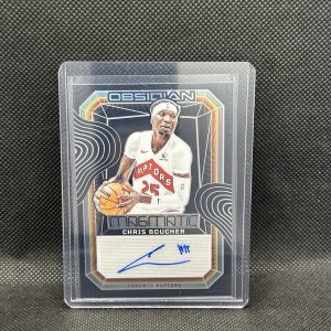 2023-24 PANINI OBSIDIAN CHRIS BOUCHER 148/149 AUTO MS-BOU TORONTO RAPTORS
