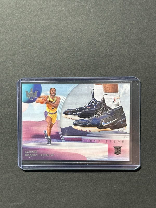 2024-25 Panini Court Kings Bronny James Jr. RC Rookie Lakers First Steps SP