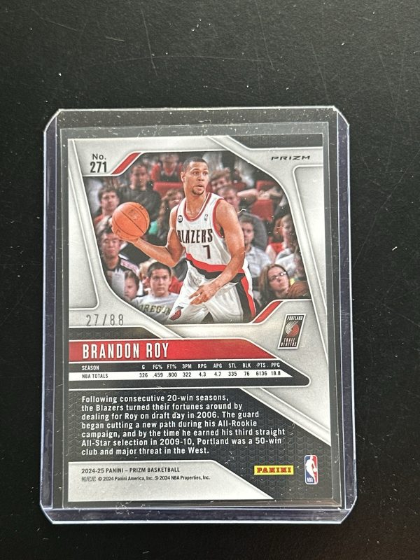 2024-25 Panini Prizm Brandon Roy Red Choice Prizm /88 - Image 2