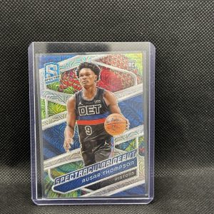 2023-24 Spectra Ausar Thompson Spectracular Debut Meta Prizm Rookie /25