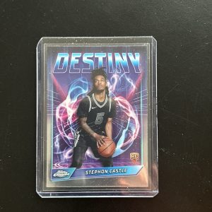 2024-25 Topps Chrome Stephon Castle San Antonio Spurs RC Rookie Destiny