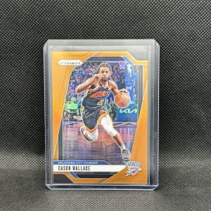 Cason Wallace 2024-25 Panini Prizm Orange Prizm /49