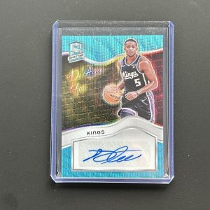 2023-24 Spectra De’Aaron Fox Colorgraphs Auto FOTL Blue Wave /20