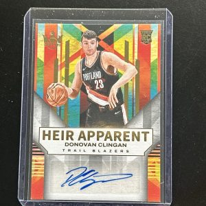 2024-25 Court Kings Heir Apparent DONOVAN CLINGAN AUTO /125 #HA-DON Blazers