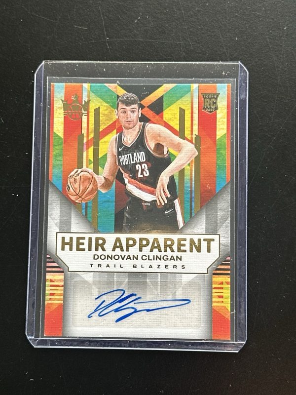 2024-25 Court Kings Heir Apparent DONOVAN CLINGAN AUTO /125 #HA-DON Blazers