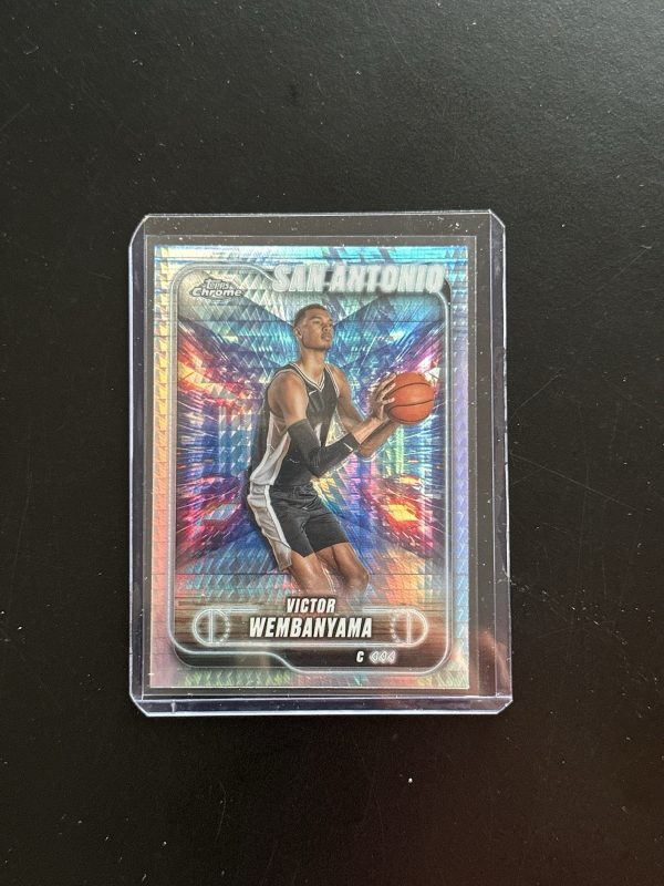2024-25 Topps Chrome Basketball Victor Wembanyama #193 Refractor