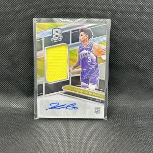 2023-24 Panini Spectra Keyonte George #201 RC Rookie Jersey Patch Auto /199 RJA