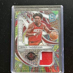 2023-24 Spectra Basketball Aspiring Patches Meta Amen Thompson #/25 rookie