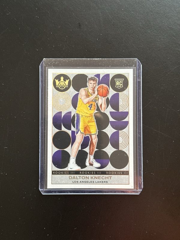 Dalton Knecht 2024-25 Panini Court Kings Silver Rookies III RC Lakers #192 -6.11