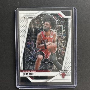 2024-25 Panini Prizm - Coby White #70 White Lazer Prizm /275